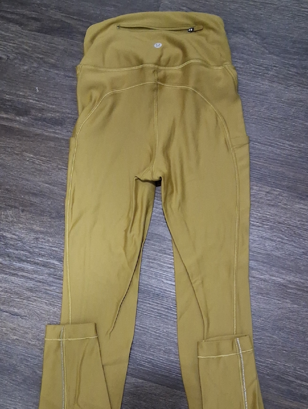 lululemon athletica High-Waist Leggings in Mustard
